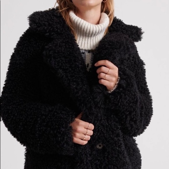 Superdry Jackets & Blazers - SUPERDRY | CHESTER Faux Fur Coat